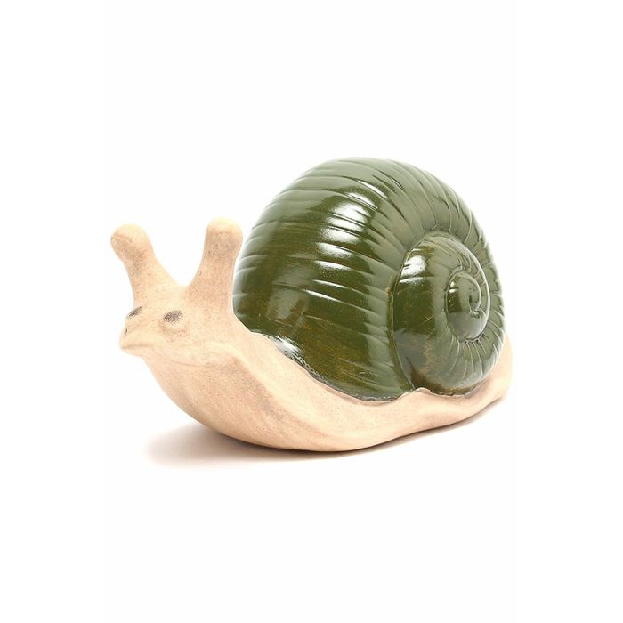 Садовая фигура "Улитка", цвет темно-зеленый