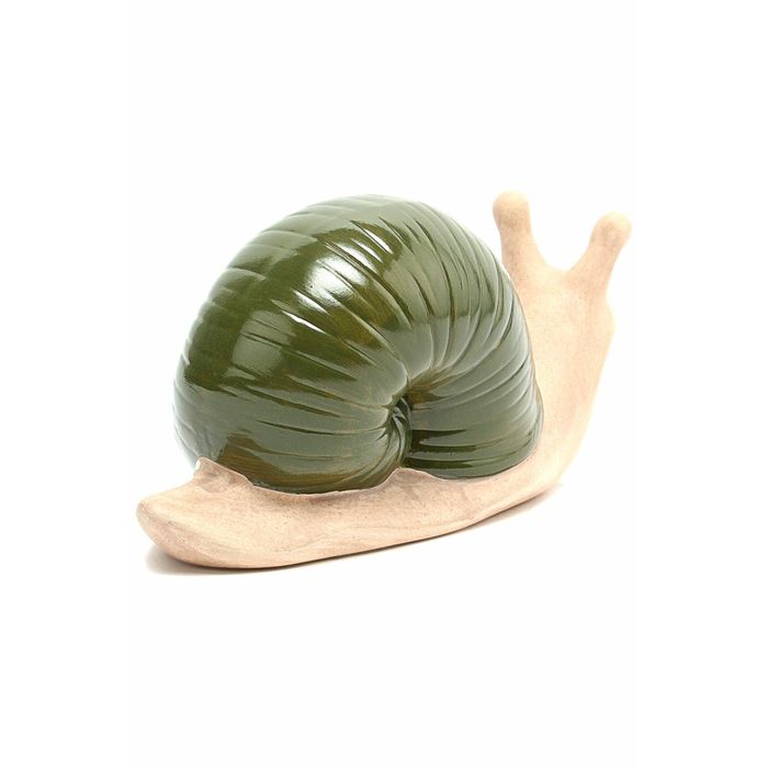 Садовая фигура "Улитка", цвет темно-зеленый