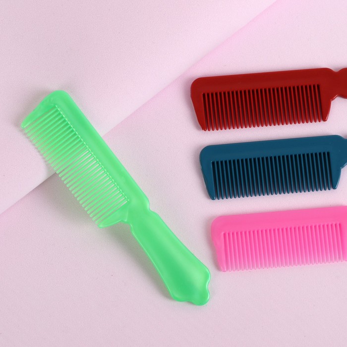 Расчёска с ручкой, цвета МИКС