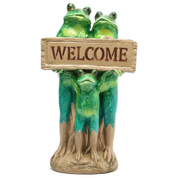 Садовая фигура "Семья Лягушат"