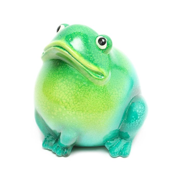 Садовая фигура "Лягушонок", зеленый