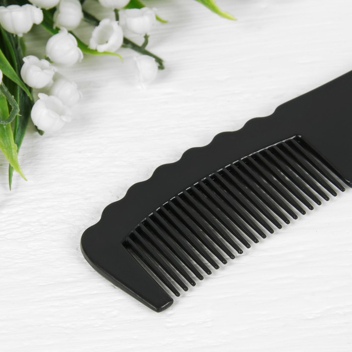 Расчёска с ручкой, цвет чёрный