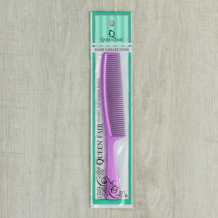 Расчёска с ручкой, цвет перламутровый МИКС