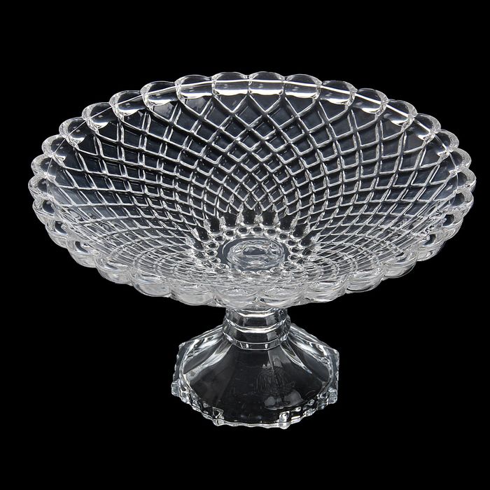 Блюдо на ножке 24,5х14 см "Ромб"