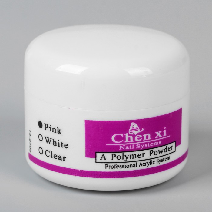 Акриловая пудра для ногтей, 28гр, цвет розовый