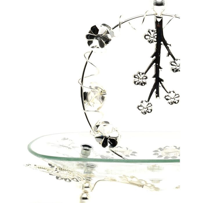 Ваза Marquis, универсальная 2-х ярусная, декор цветы