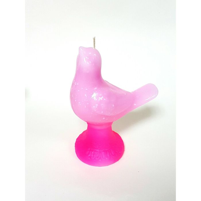 Свеча "Ручная работа" Соловей 160*120*75 Розовая
