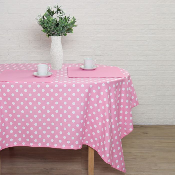 Набор столовый "Этель" Капкейк (вид2) скатерть 110х160 см, салфетки 40х40 см - 4 шт., рогожка