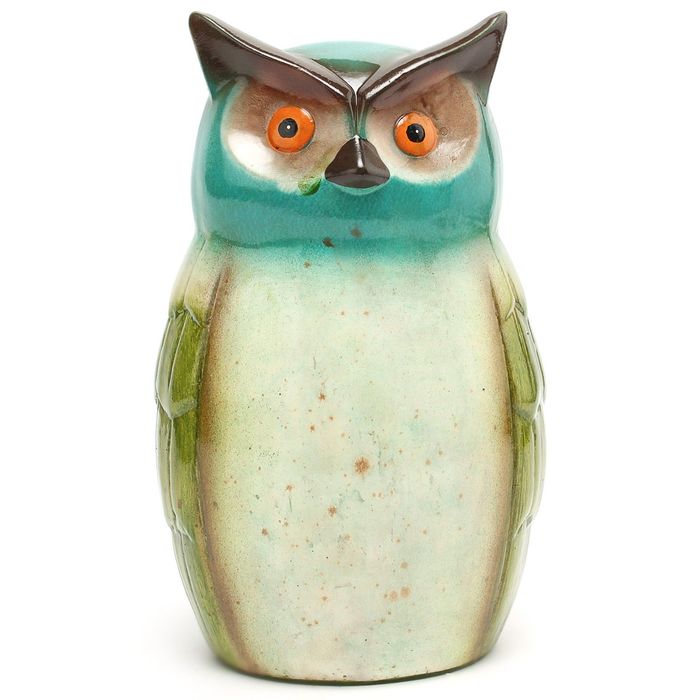 Садовая фигура "Сова", цвет зеленый