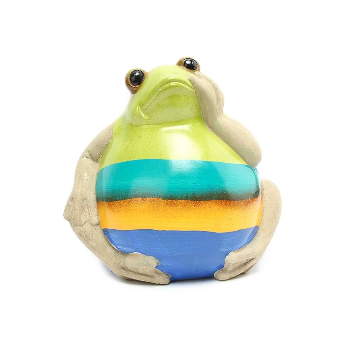 Садовая фигура "Лягушонок", полосатый