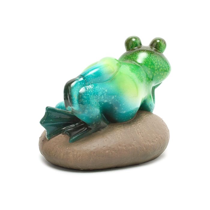 Садовая фигура "Лягушонок на камне"