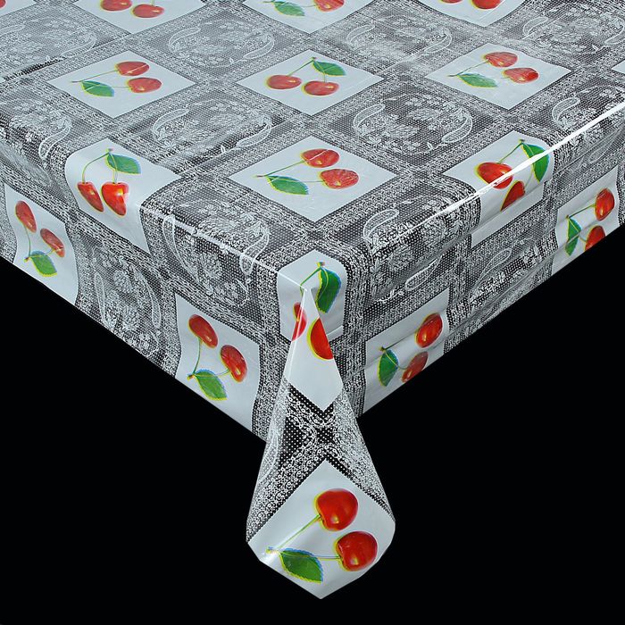 Клеенка ПВХ, ширина 137 см, толщина 0,07 мм, рулон 30 м