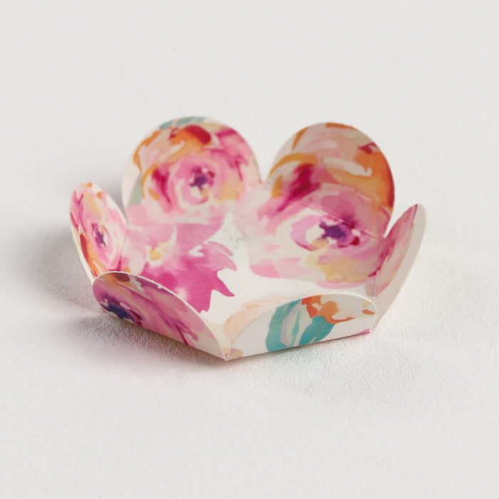 Коробка для кондитерских изделий с PVC крышкой «Для тебя», 12 х 12 х 3,5 см