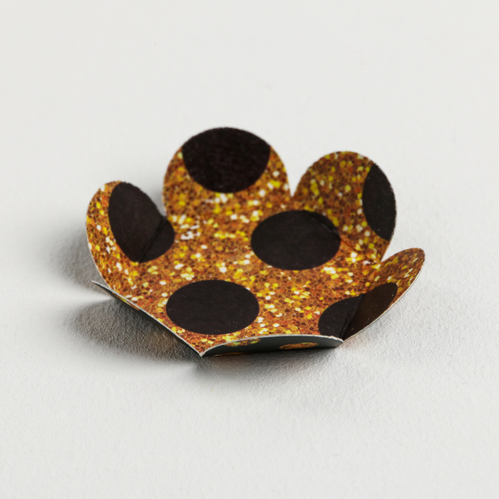 Коробка для кондитерских изделий с PVC крышкой «Сладость золота», 12 х 12 х 3,5 см