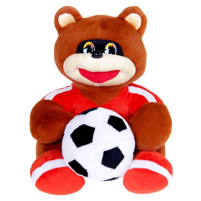 Мягкая игрушка "Медведь Футболист", 50 см, МИКС