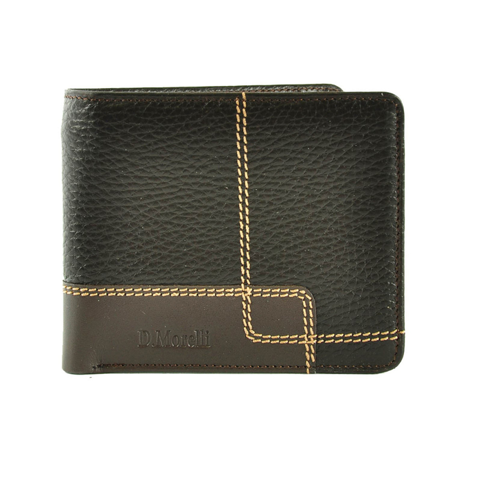 Портмоне мужское, 12х2,5х100 см, отделение для купюр, для кредитных карт, цвет коричневый