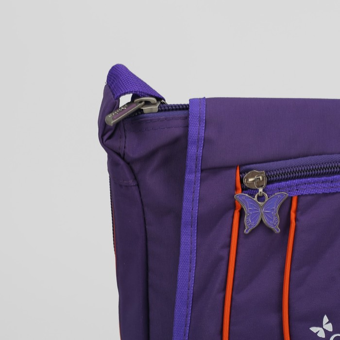 Сумка молодежная 380 а 33*9*32, сливовый