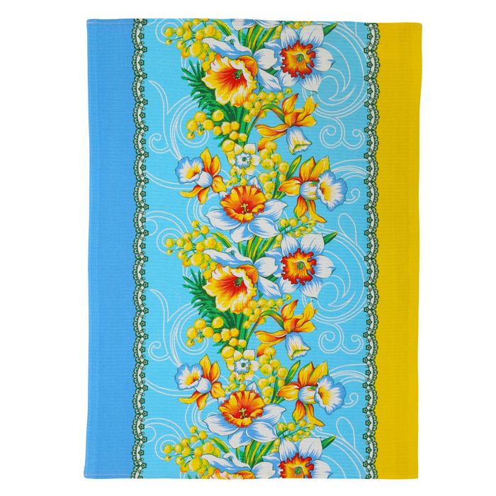 Полотенце вафельное "Нарцисс" 50х70 см