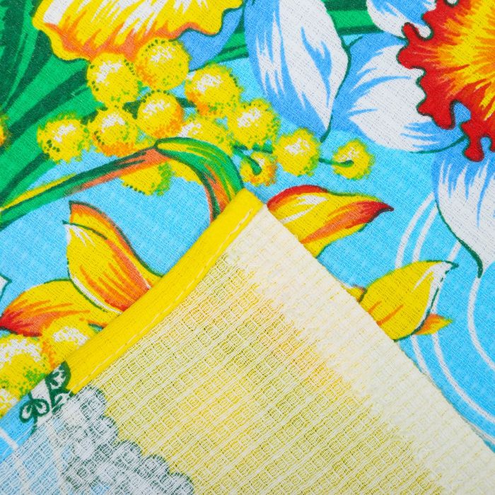 Полотенце вафельное "Нарцисс" 50х70 см