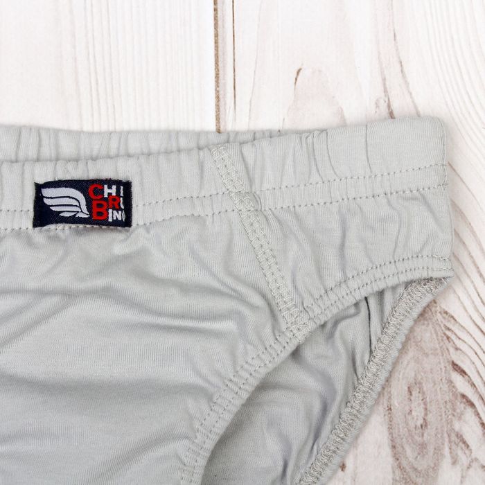 Трусы для мальчика, рост 134 см, цвет серый