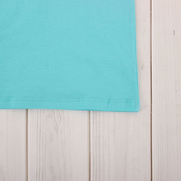 Майка для мальчика, рост 140 см, цвет бирюзовый