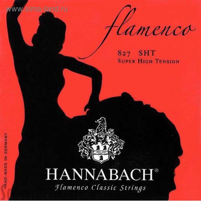 фото Струны для классической гитары hannabach 827sht red flamenco