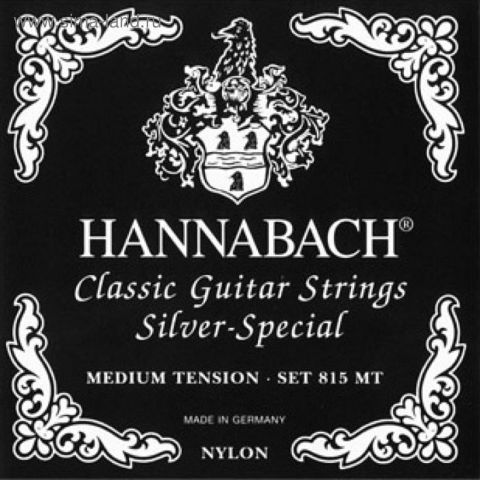 фото Струны для классической гитары hannabach 815mt black silver special