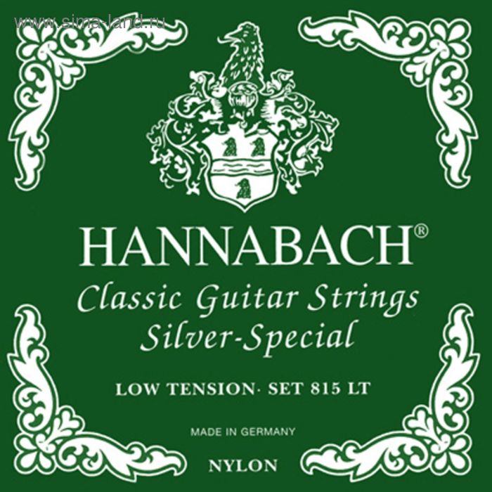 фото Струны для классической гитары hannabach 815lt green silver special