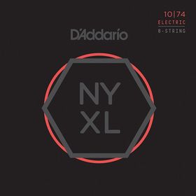 

Струны для 8-струнной электрогитары D'Addario NYXL1074 NYXL