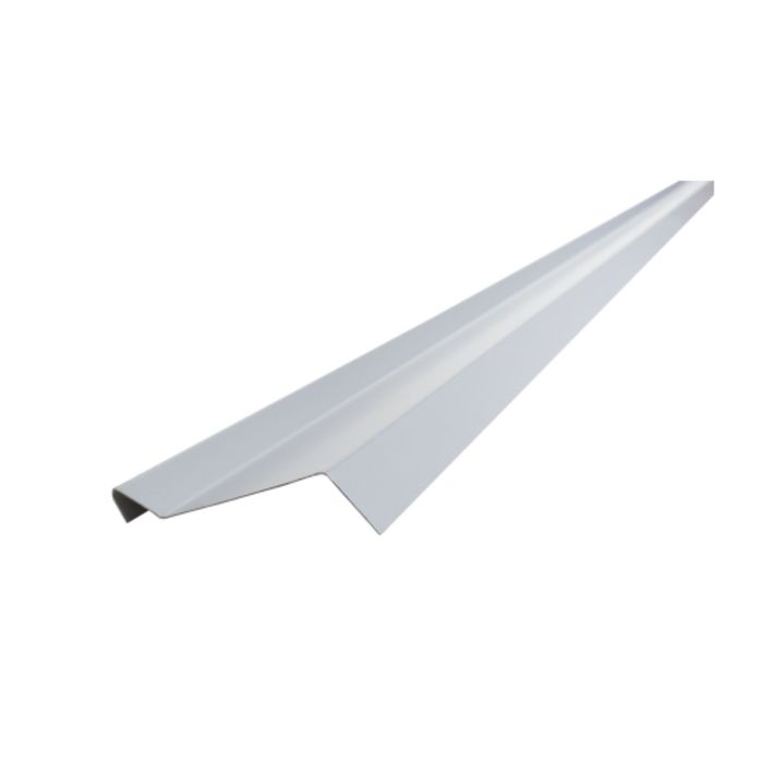 Планка примыкания верхняя RAL 7005, серая, 20х45х15х10х2000 мм