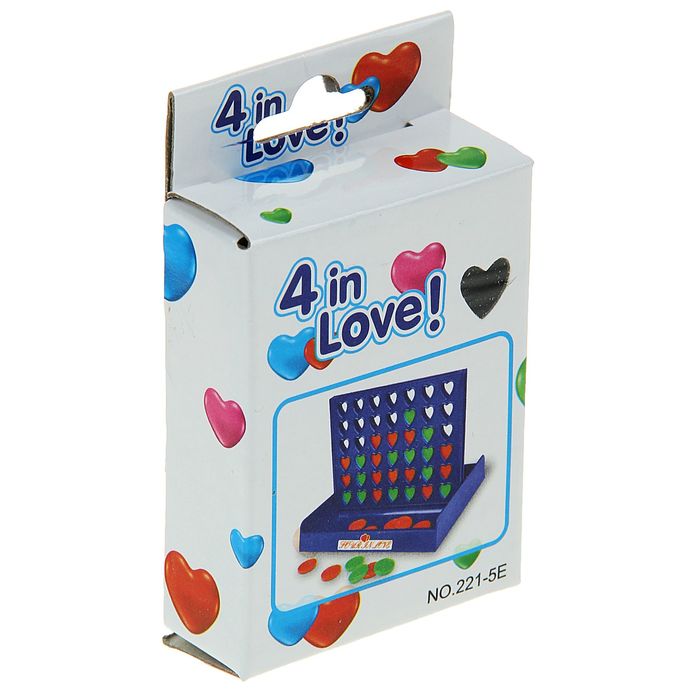 Бинго, 4 in love, отверстия-сердечки, 6х8см