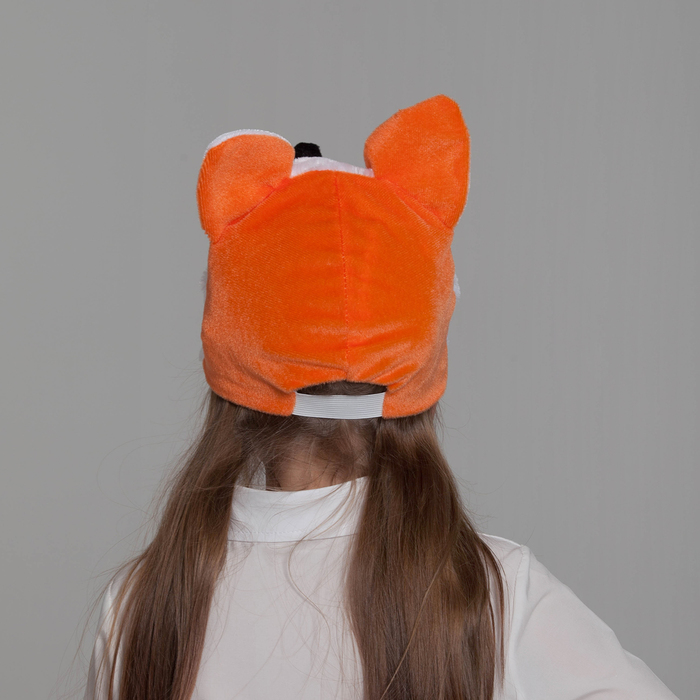Набор "Лиса" шапка, лапы, хвост обхват головы 52-57см