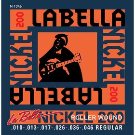 

Струны для электрогитары La Bella N1046 Nickel 200 Roller Wound