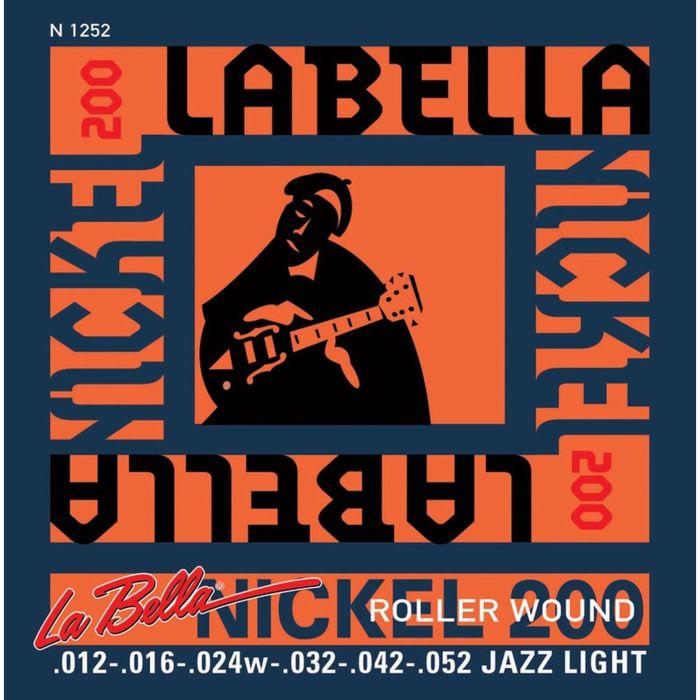 Струны для электрогитары La Bella N1252 Nickel 200 Roller Wound