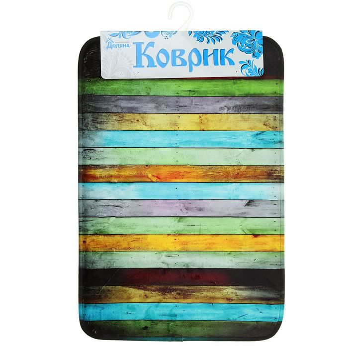 Коврик для ванной "Цветное дерево"