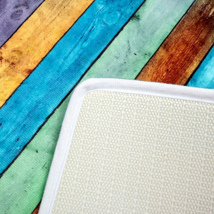 Коврик для ванной "Цветное дерево"