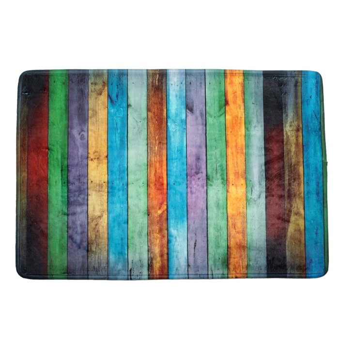 Коврик для ванной "Цветное дерево"