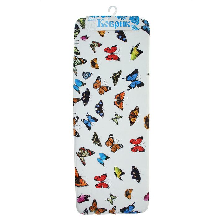 Коврик для ванной "Бабочки"