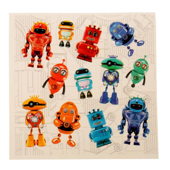 Шахматы детские "В мире роботов"