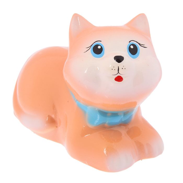 Сувенир "Котятки" глянец, персиковый