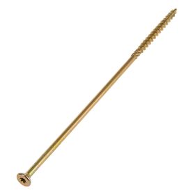 

Саморез конструкционный INFIX, 8х280 мм, потай, Torx40, жёлтый цинк