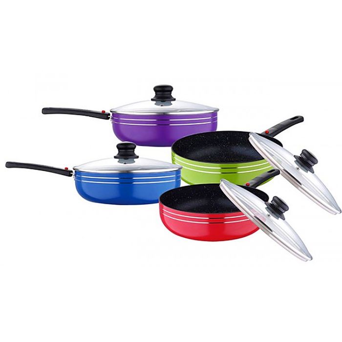 Сковорода с крышка 24х7 см, штампованный алюминий, антипригарное покрытие