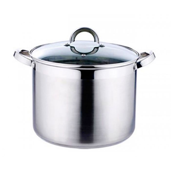 Кастрюля с крышкой, 14 см, 1,5 л, нержавеющая сталь, индукция