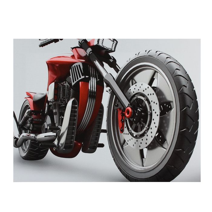 Картина на подрамнике "Байк"