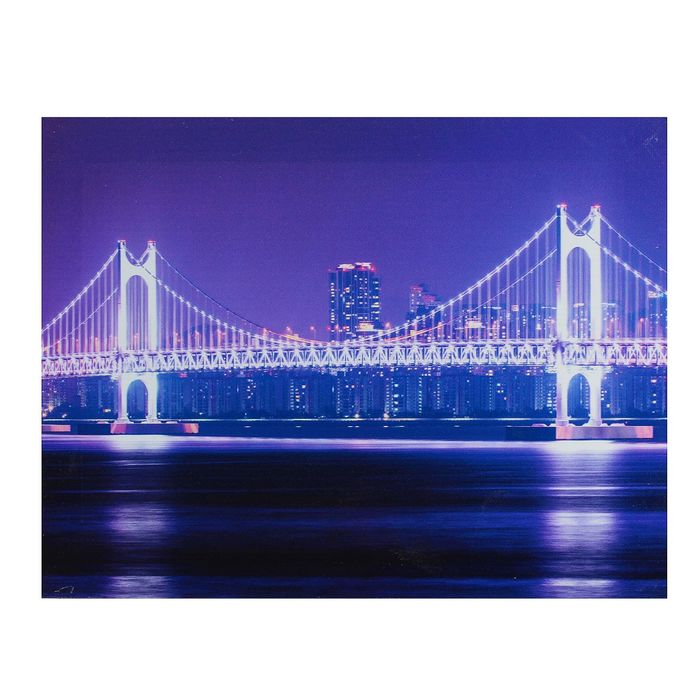 Картина на подрамнике "Ночной город"