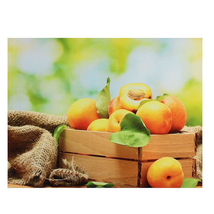 Картина на подрамнике "Ящичек с абрикосами"