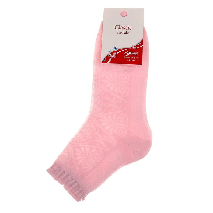 Носки женские С531 цвет светло-розовый, размер 23