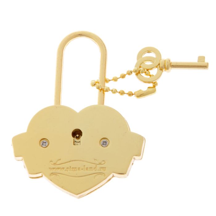 Замок с заливкой "Вместе навсегда"