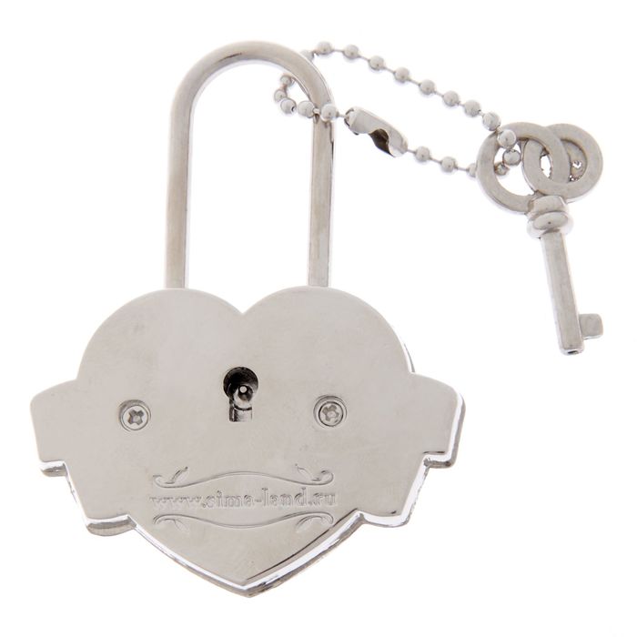 Замок с заливкой "Совет да любовь"