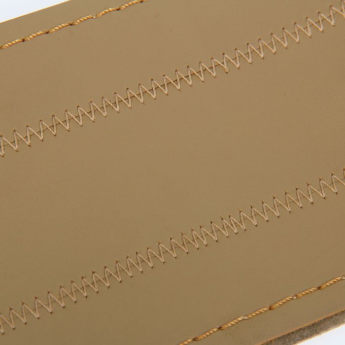 Сшивной чехол TORSO на руль 38 см, натуральная кожа, бежевый